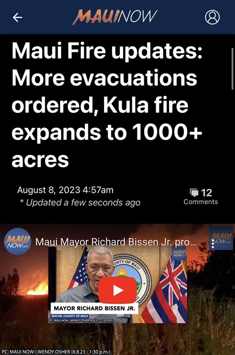 PlehuKhei fire at Olukai and Hoalike. . Mauinow com